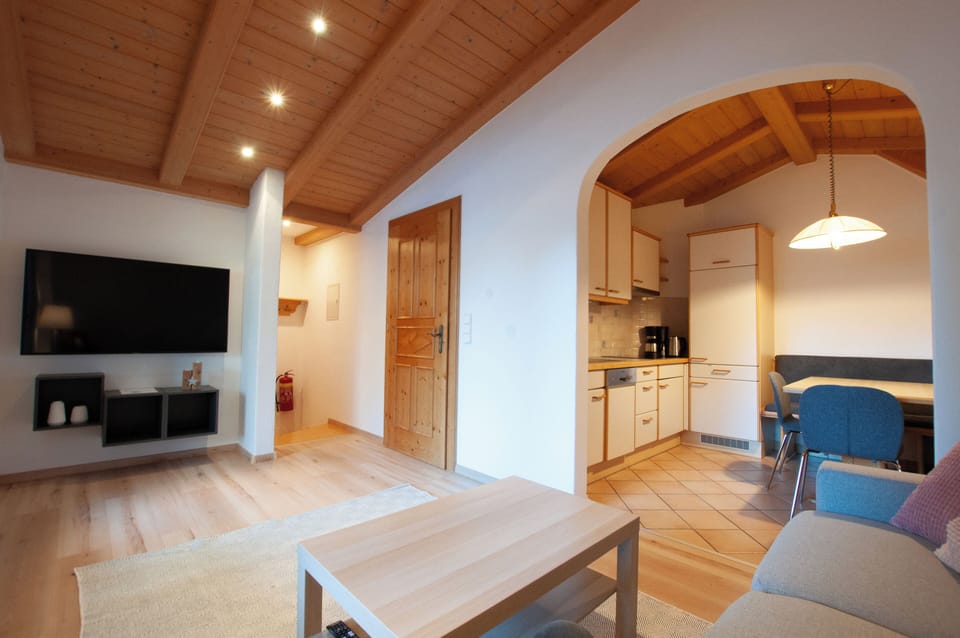 Comfort Apartment, 1 Bedroom, Mountain View, Mountainside | Living area | Flat-screen TV
