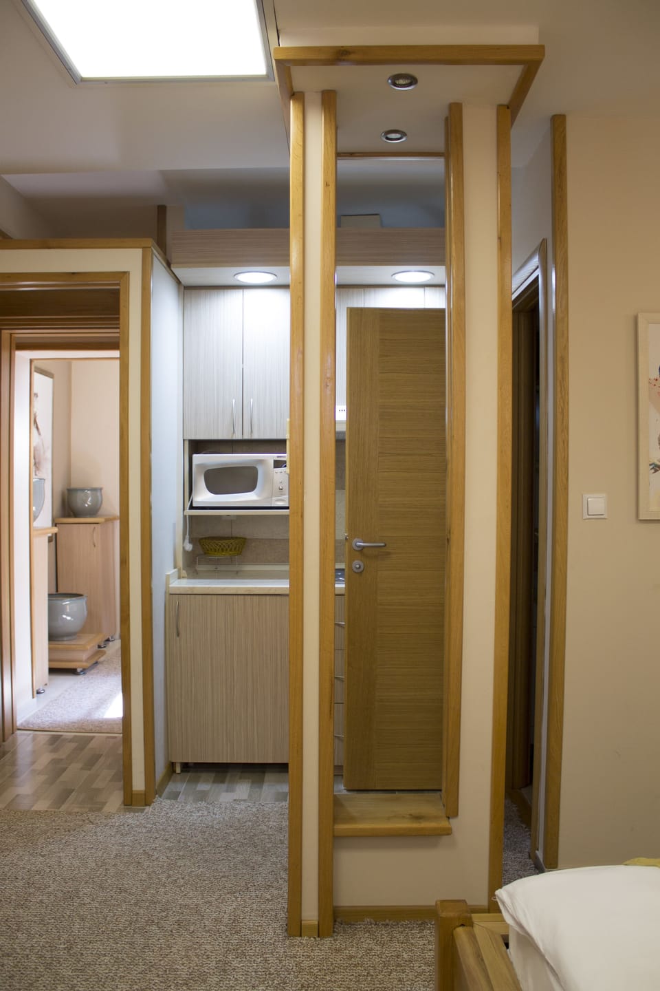 Luxury Studio, 1 Bedroom, City View | Private kitchenette | Fridge, electric kettle