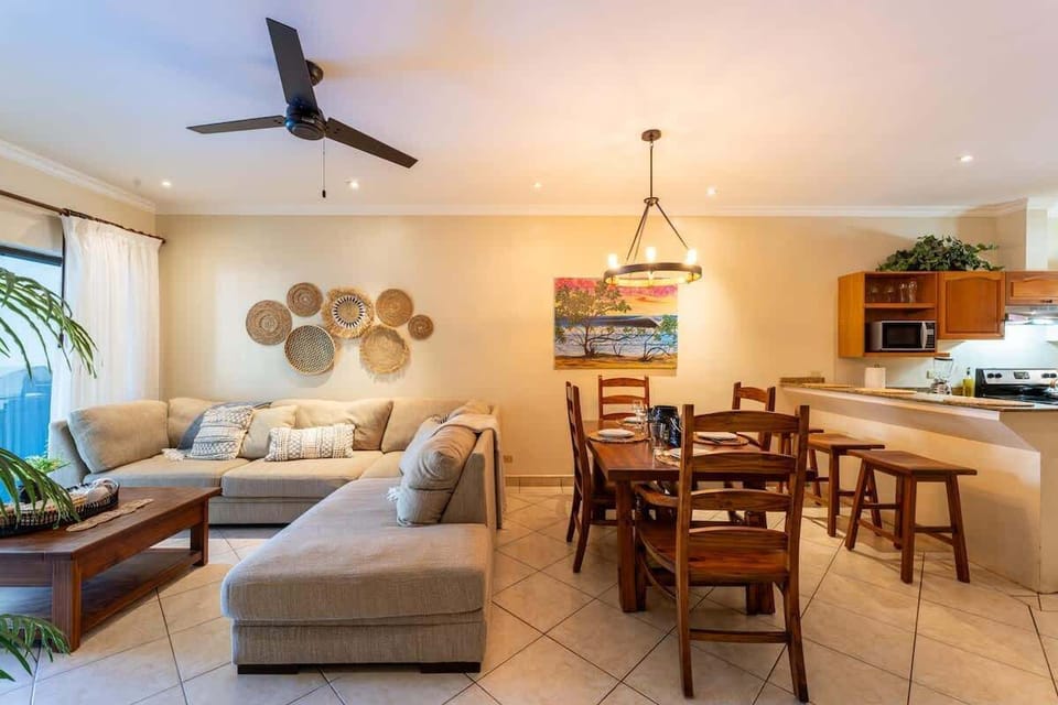 Open concept dining area
