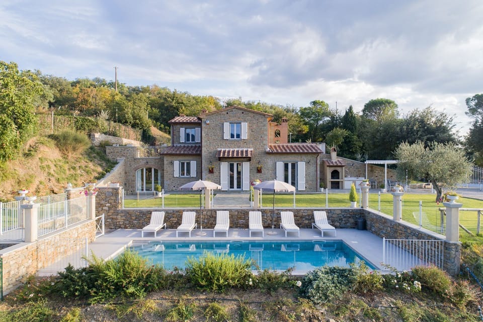 Swimming pool and outdoor view