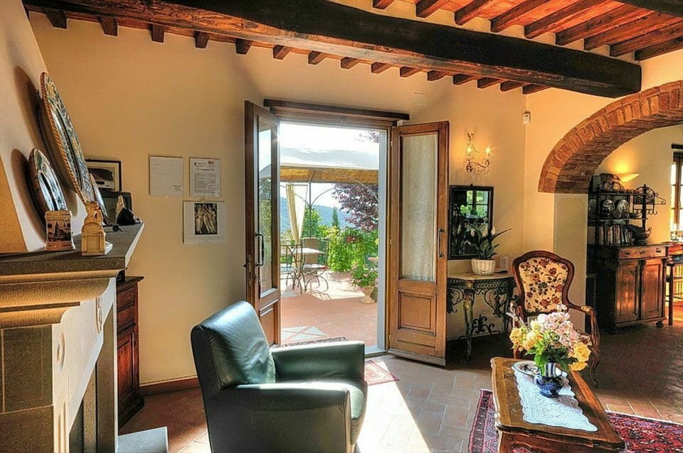 Living room and main entrance