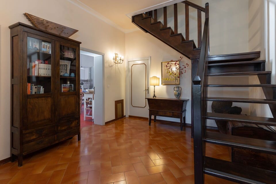 Hallway with stairs