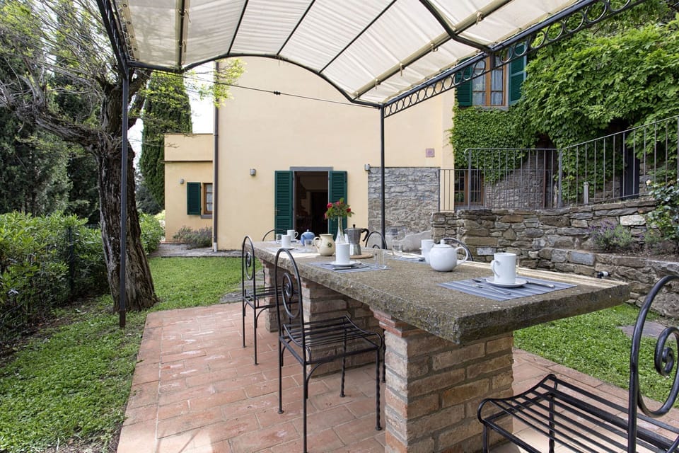Veranda and garden