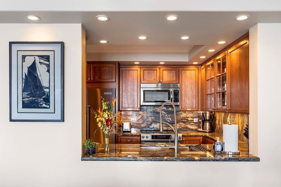 Tastefully furnished, open floor plan