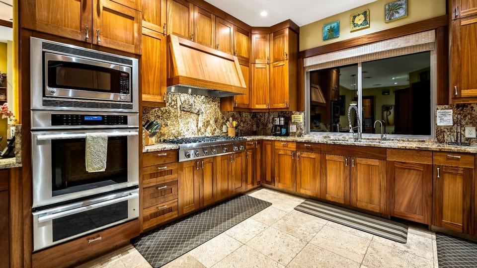 Fully equipped kitchen at IO Way