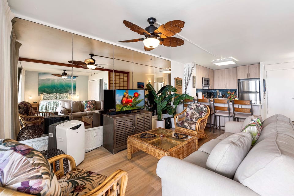 Living area at our Kona Hawaii Rental
