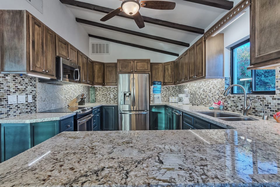 Plenty of counter space for cooking
