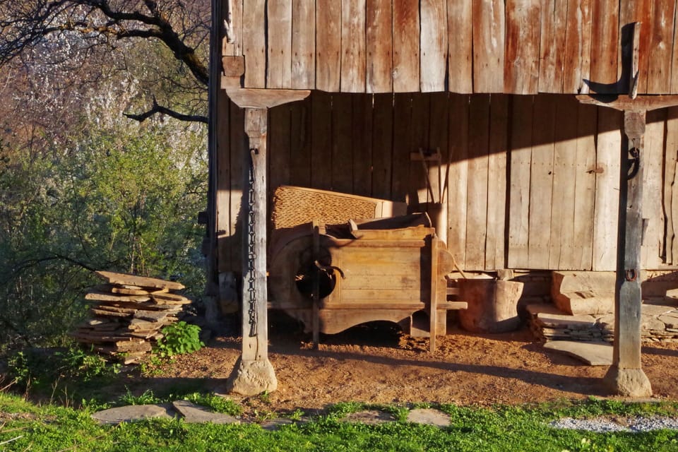 Tree, Wood, Log Cabin, House, Rural Area, Grass, Shed, Building, Landscape, Plant