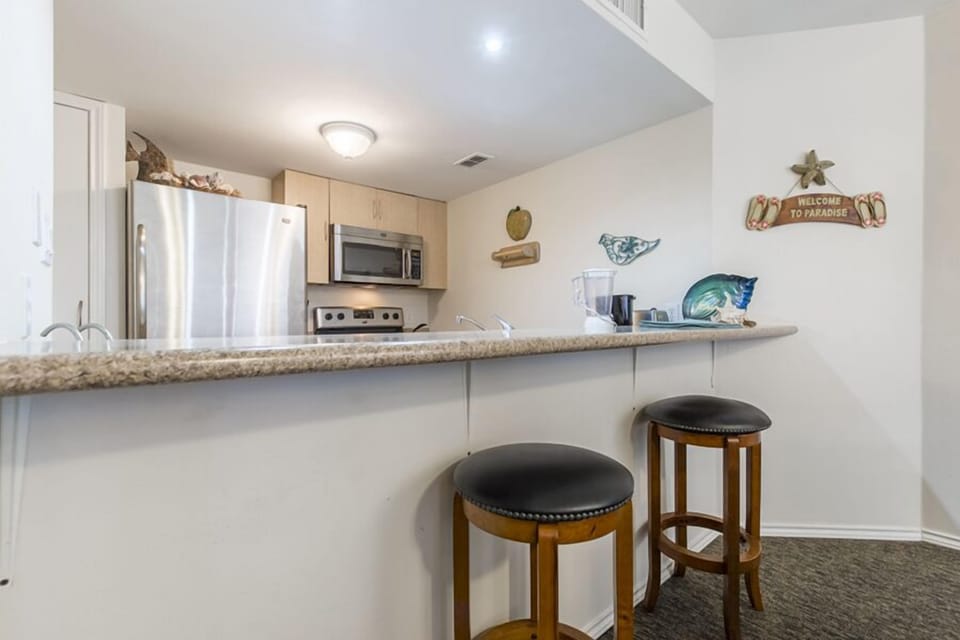 Our breakfast seats two - the perfect little corner of paradise to visit with the cook or enjoy your morning coffee.