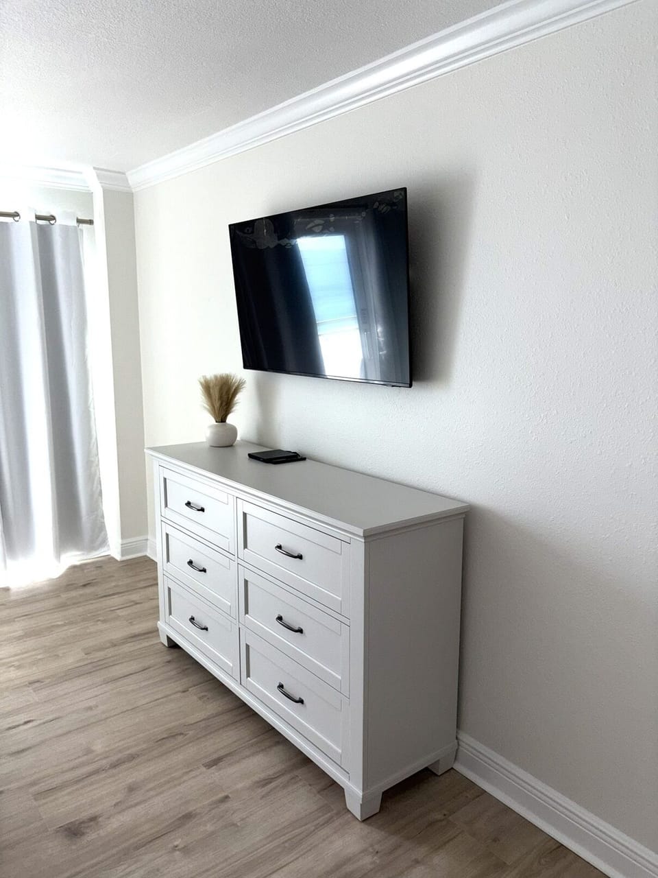 Master bedroom TV