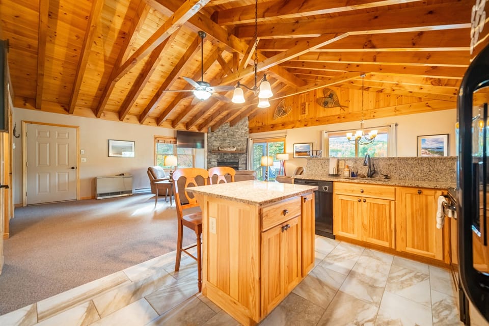 Our spacious open floor plan allows for an easy flow of movement and conversation. 