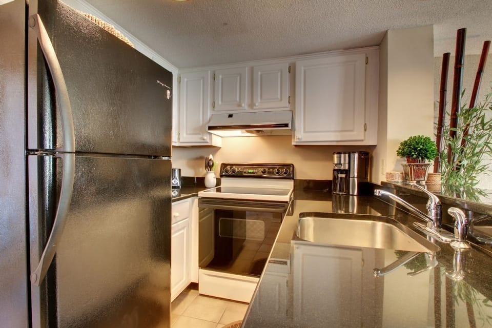 Well equipped kitchen.