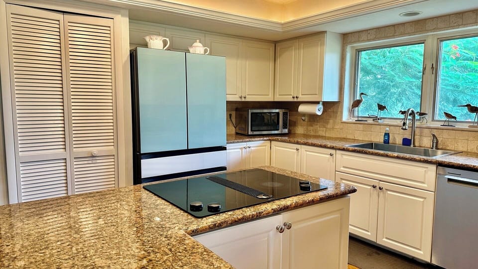 Ample storage, including a pantry.