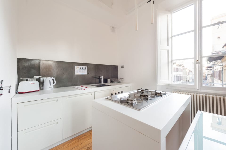 Apartment, 2 Bedrooms | Private kitchen | Fridge, microwave, oven, stovetop