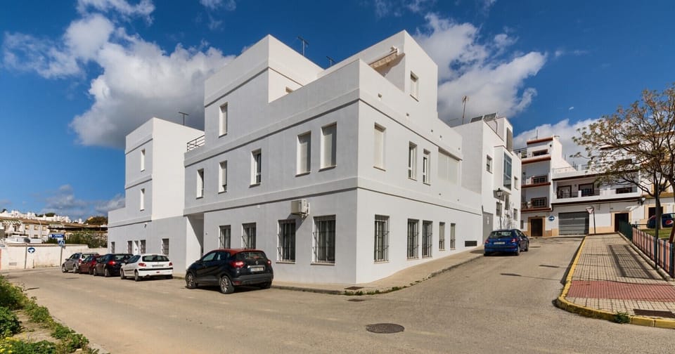 Front of Bécquer apartment in Villas Flamenco Rentals in Conil