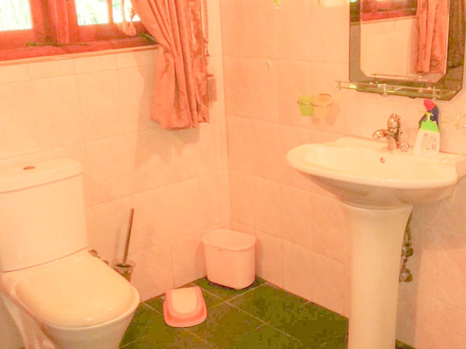 Shower, free toiletries, towels