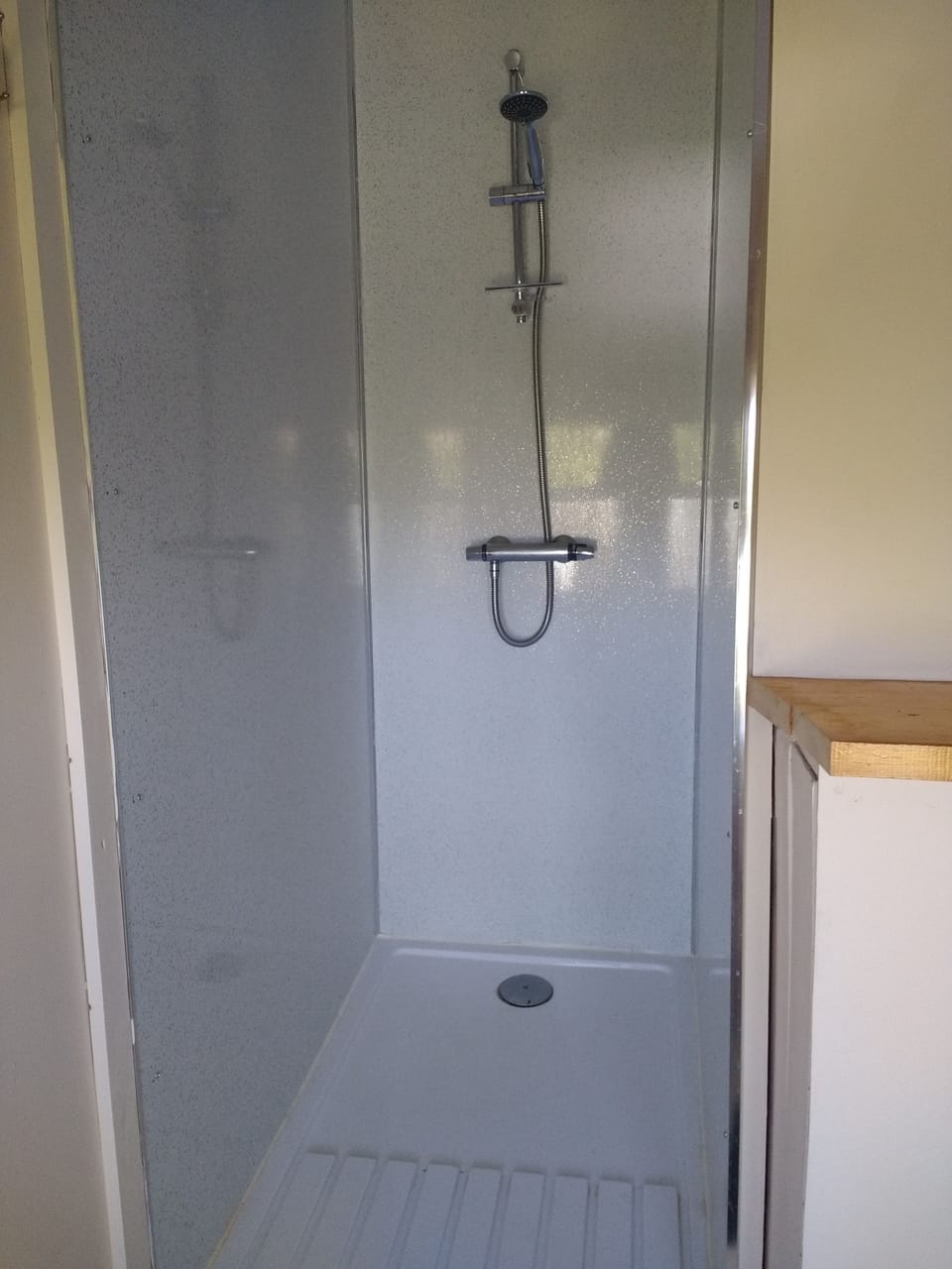Bathroom | Shower, free toiletries, hair dryer, towels