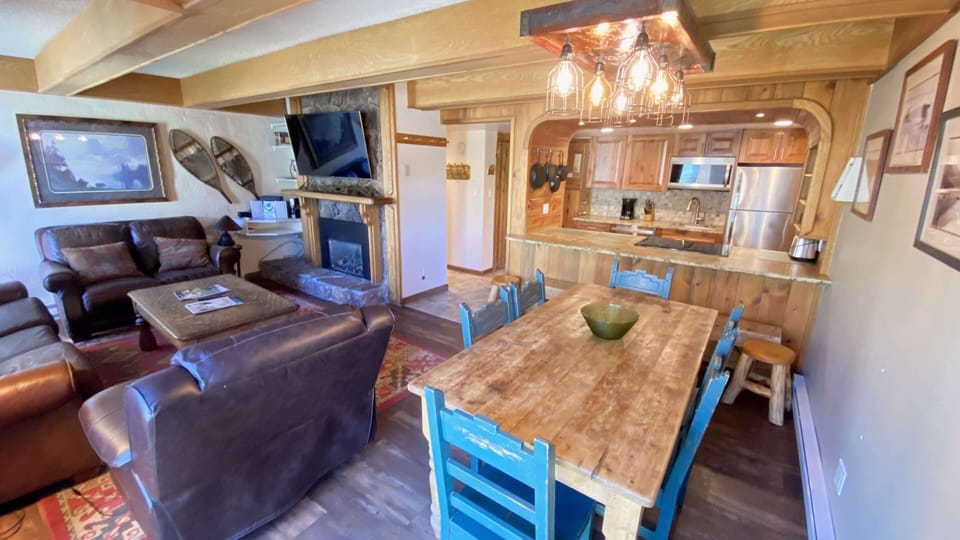 Dining table with seating for 6