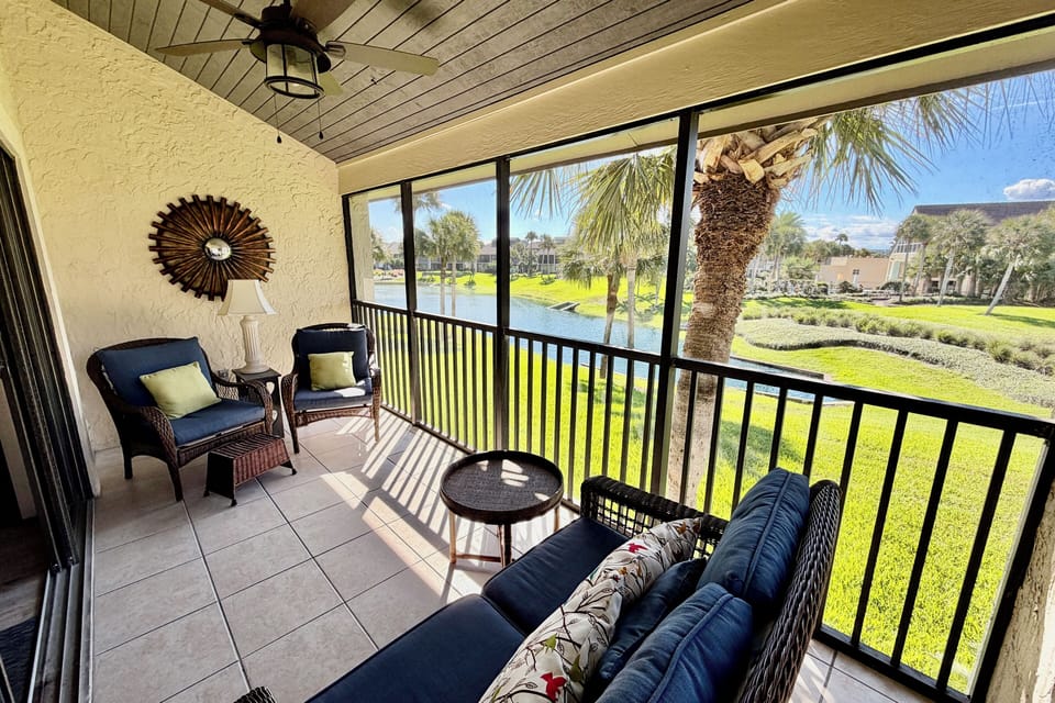 Screened lanai