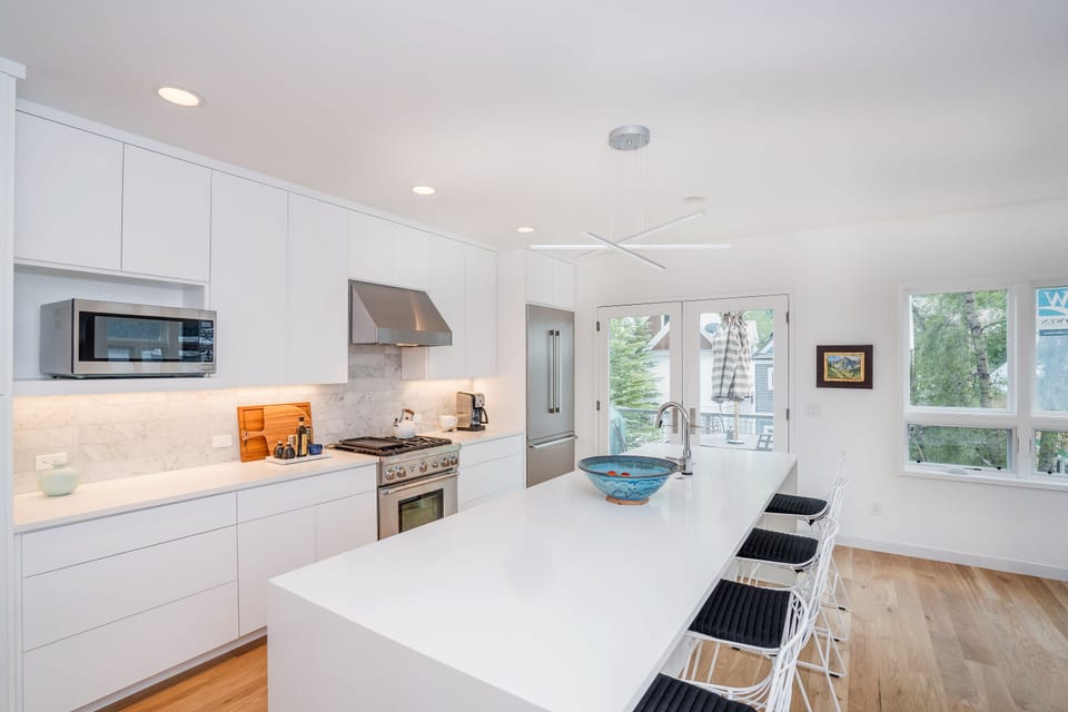 Island with Bar Seating for 4 at Bachman Village #13