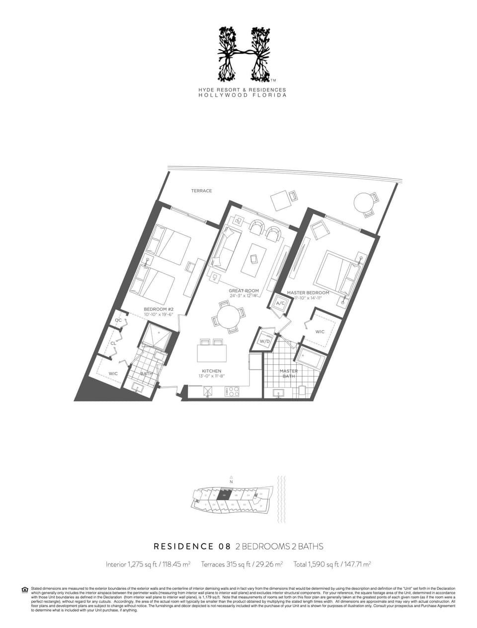 A total of 1590 sqft to enjoy !