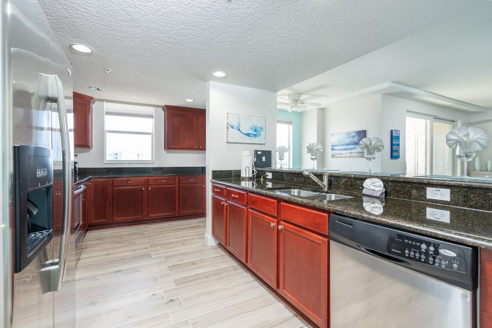 With an ocean view!
