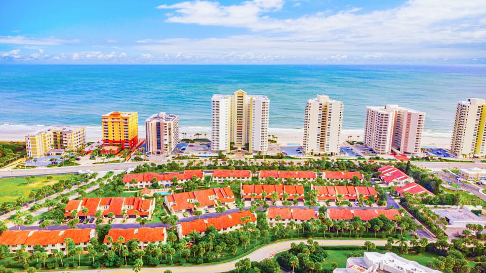 Townhome community right across from the ocean