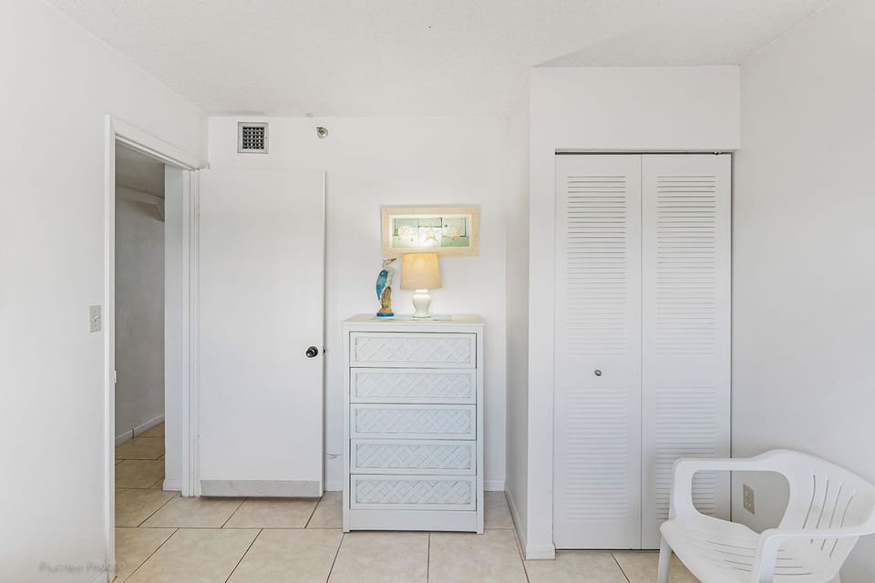 Just enough storage to unpack your things.