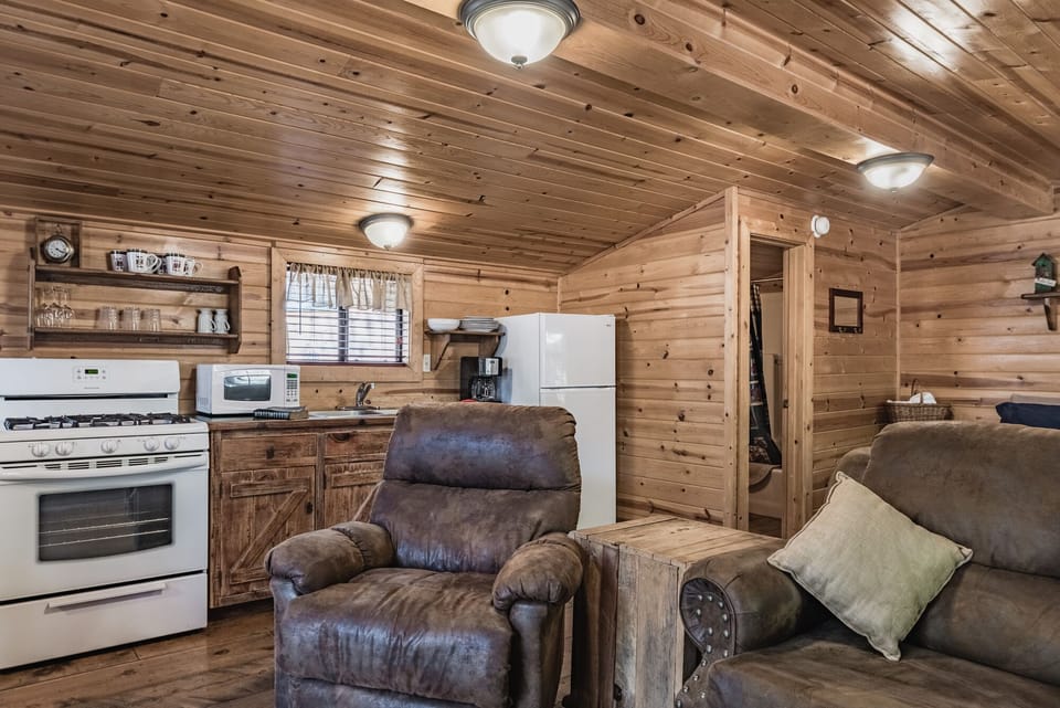 Compact but complete with everything you need for a weekend in.