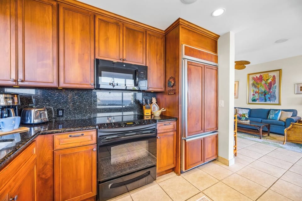 Cook comfortably in a warm and inviting kitchen