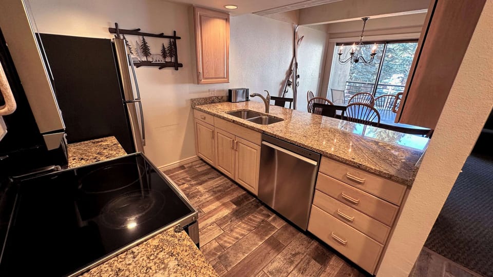Kitchen from entry way