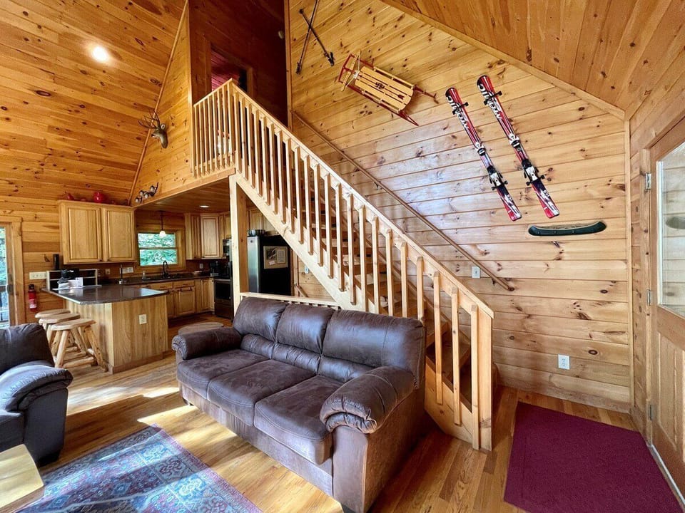Main Living Area with Steps to Upper Level