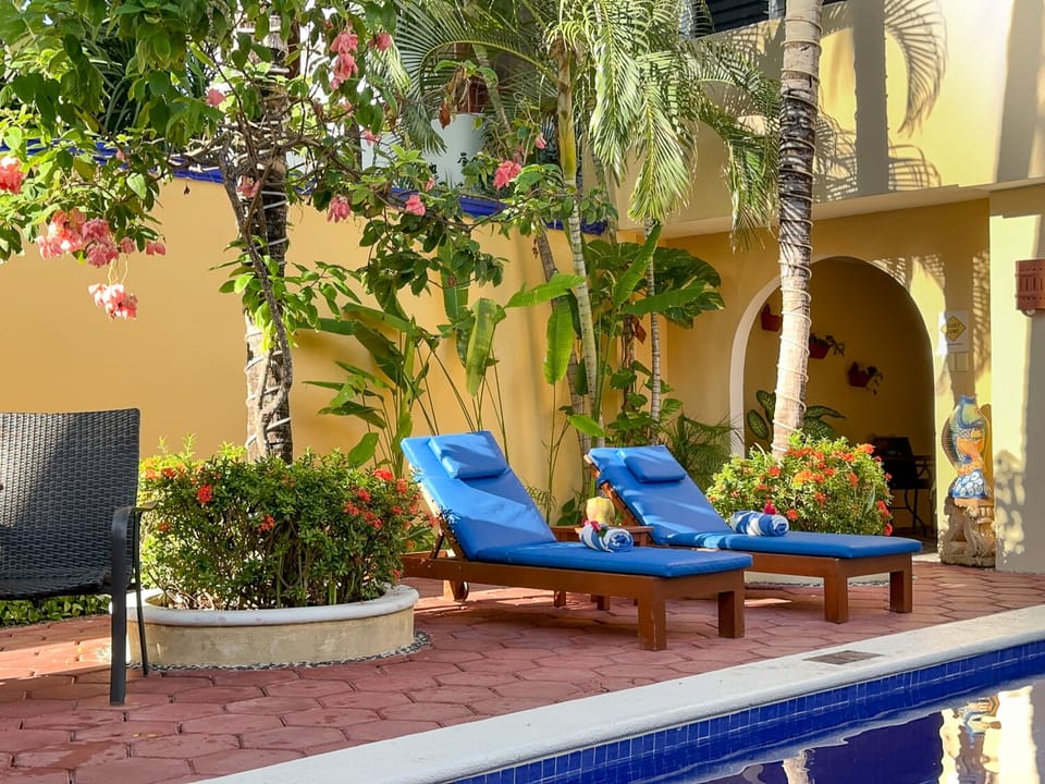 A2 Pool-2 - The entrance to your room is right through the archway