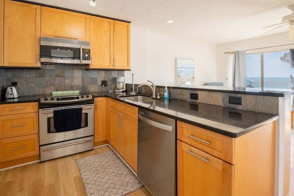 Kitchen with Granite Countertops