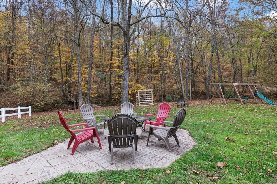 Your own firepit and grilling area