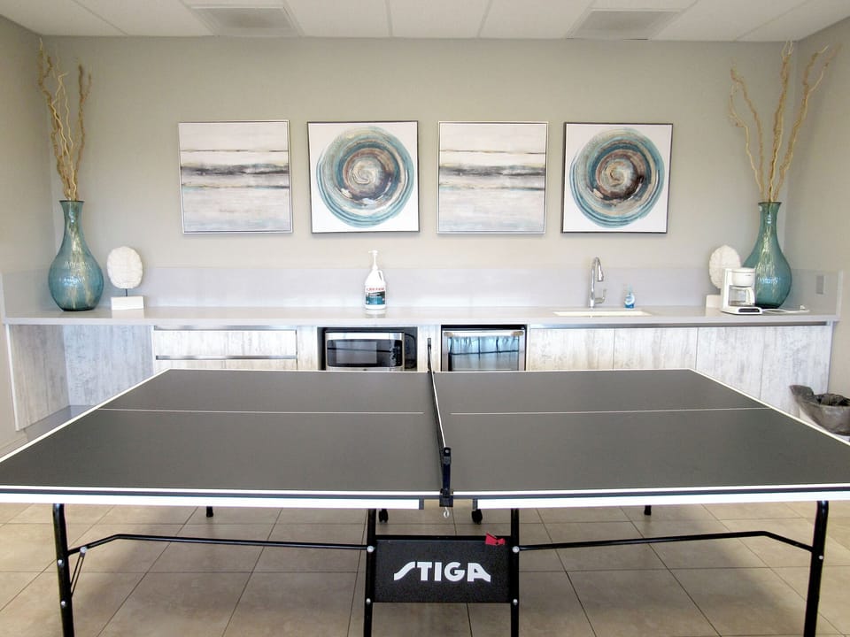 Game! Set! Match! Cool off with a game of table tennis in the lounge area by the pool, then hit the waves! 