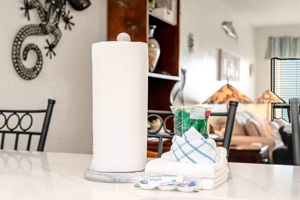 We'll leave you a starter kit of supplies to make sure you're ready for your first night in!
