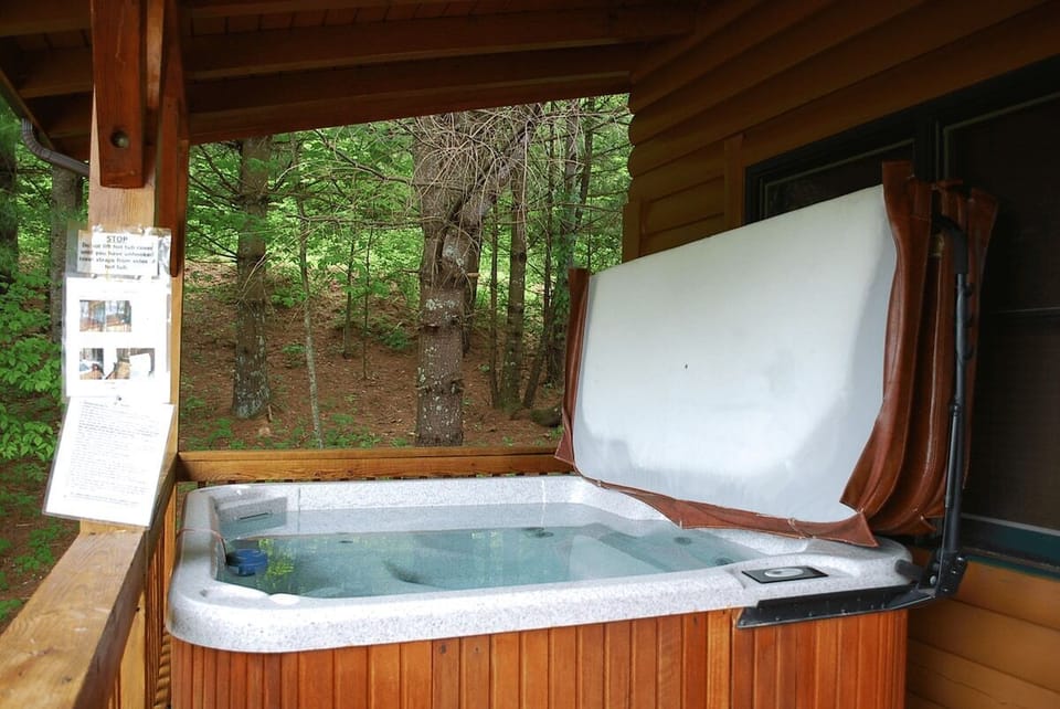 Hot Tub on Covered Deck