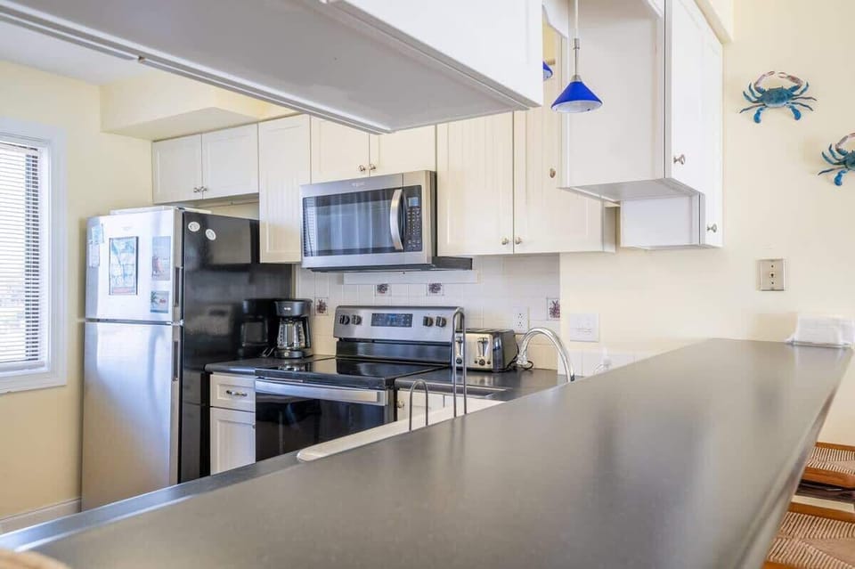 All new stainless steel appliances