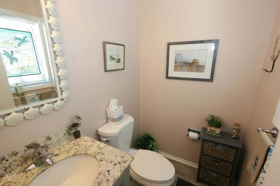 Downstairs half bath
