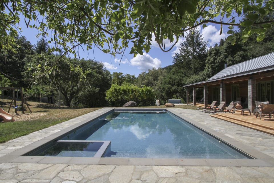 Black Mountain's pool - private ideal setting on 92 acres