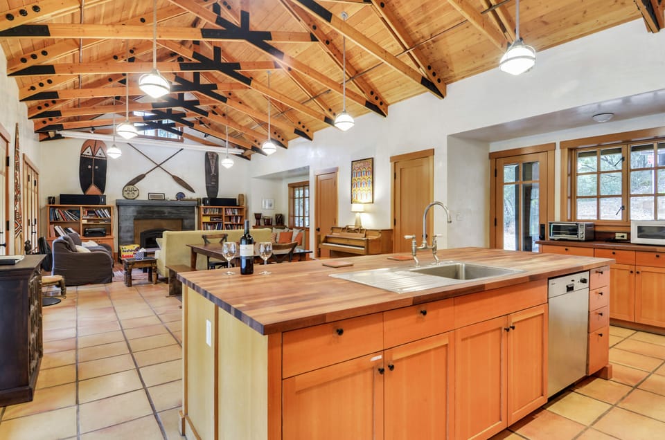 The kitchen island - prep and socialize at the same time