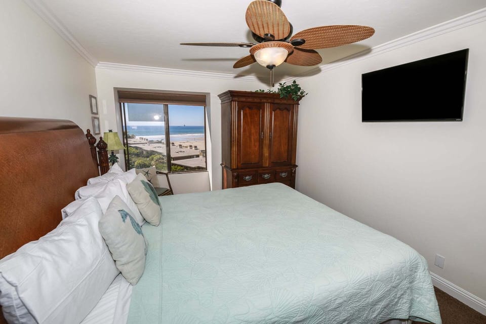 Enjoy ocean views while in bed
