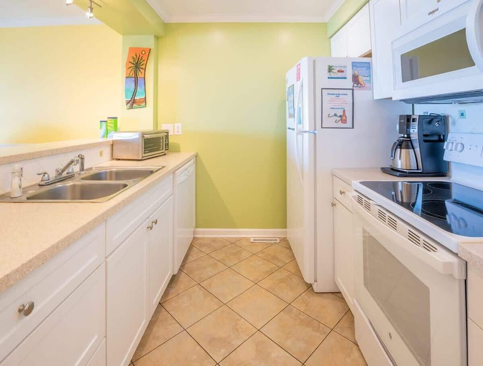 Kitchen with full size appliances
