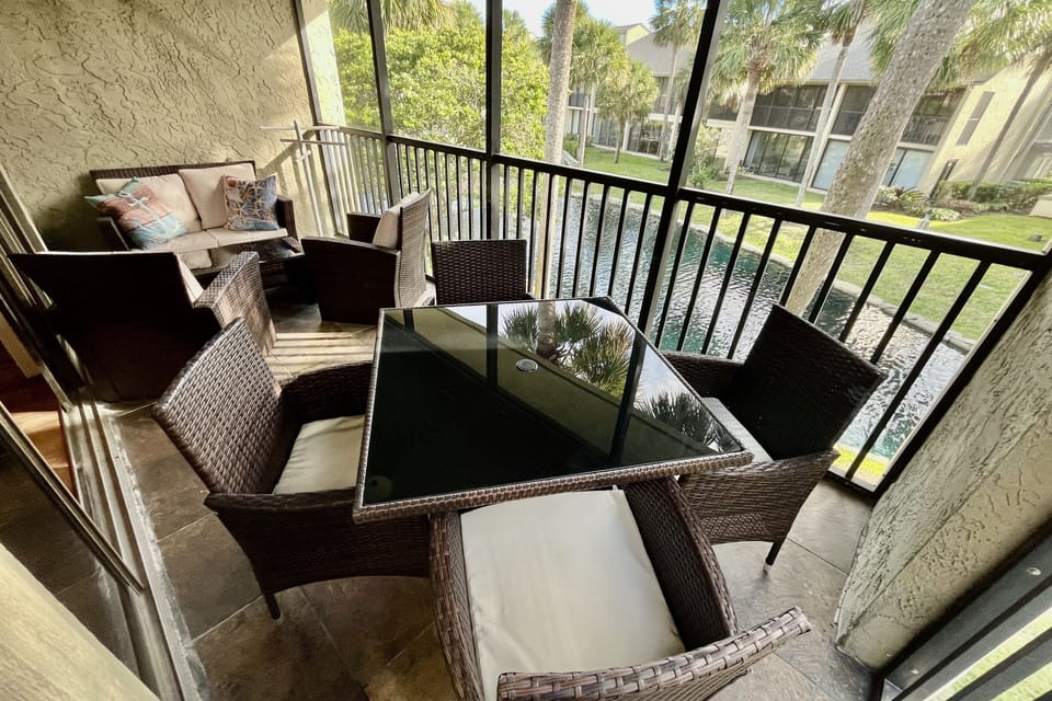 Screened lanai