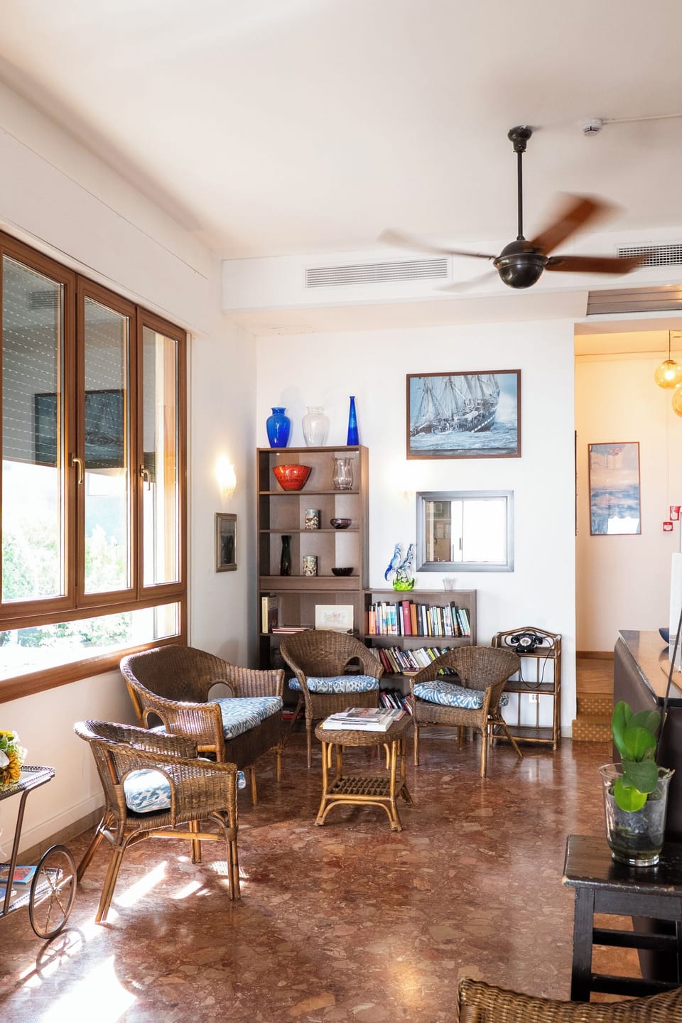 Lobby sitting area