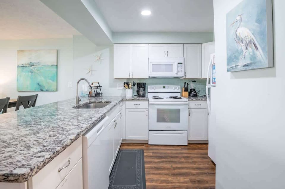 Kitchen with Granite Countertops