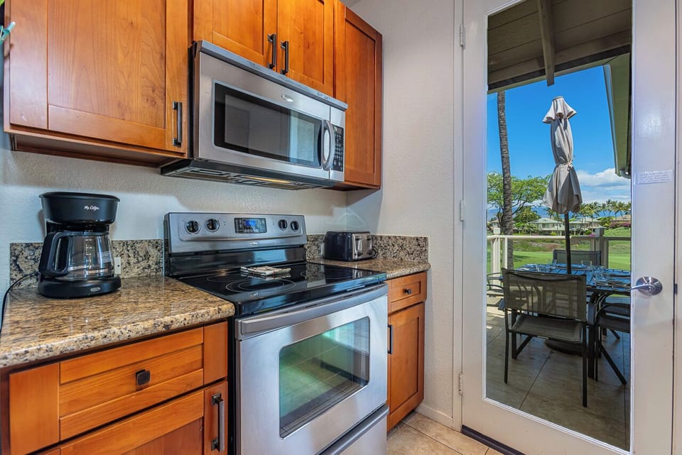 New stainless steel appliances
