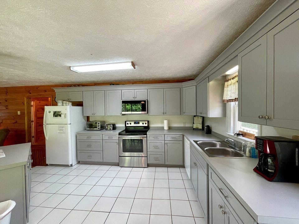 Kitchen Open to Dining and Living Room