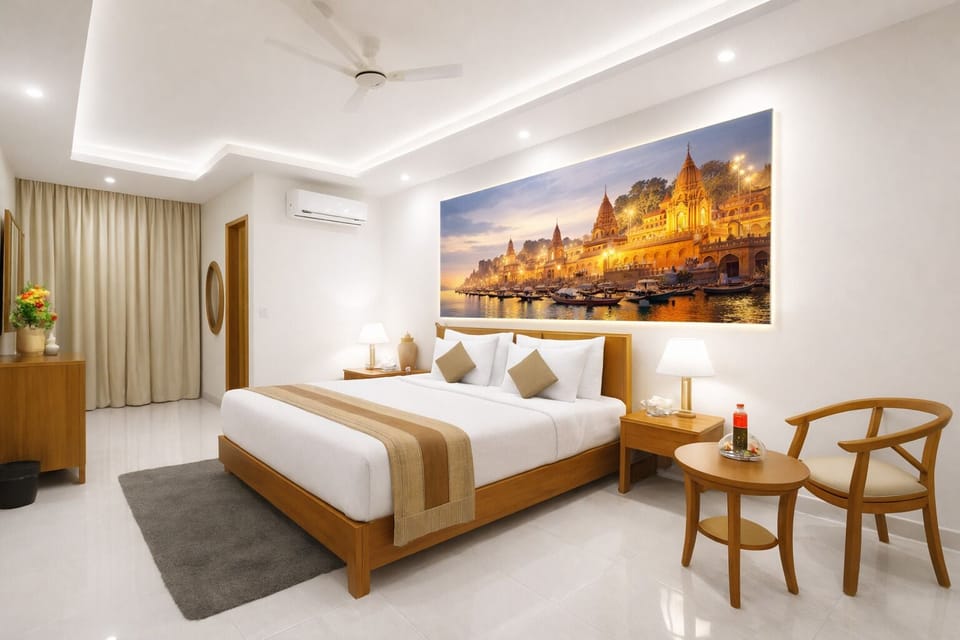 Deluxe Double Room, 1 Double Bed, Non Smoking | Memory foam beds, individually furnished, desk, laptop workspace